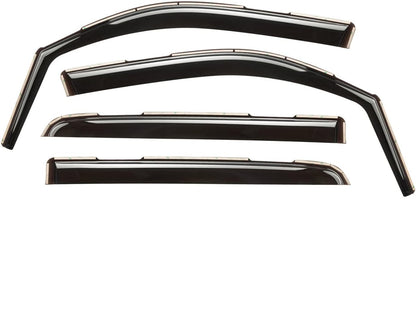 In-Channel Rain Guards (4-PCS) for 2019-2026 Ram 1500 Crew Cab - Window Deflectors, 220159