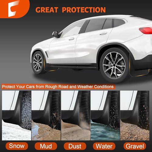 Mud Flaps Fit for Ford F150 2026 2025 2024 2023 2022 2021 Pickup Trucks