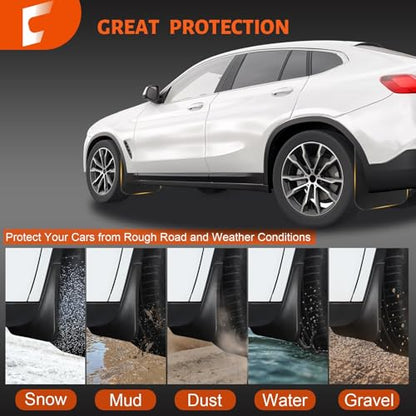Mud Flaps Fit for Ford F150 2026 2025 2024 2023 2022 2021 Pickup Trucks