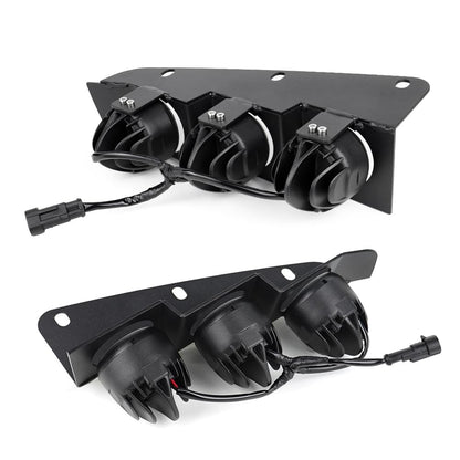 Bronco Bumper LED Fog Lights, White DRL for 2021-2024 2/4 Door