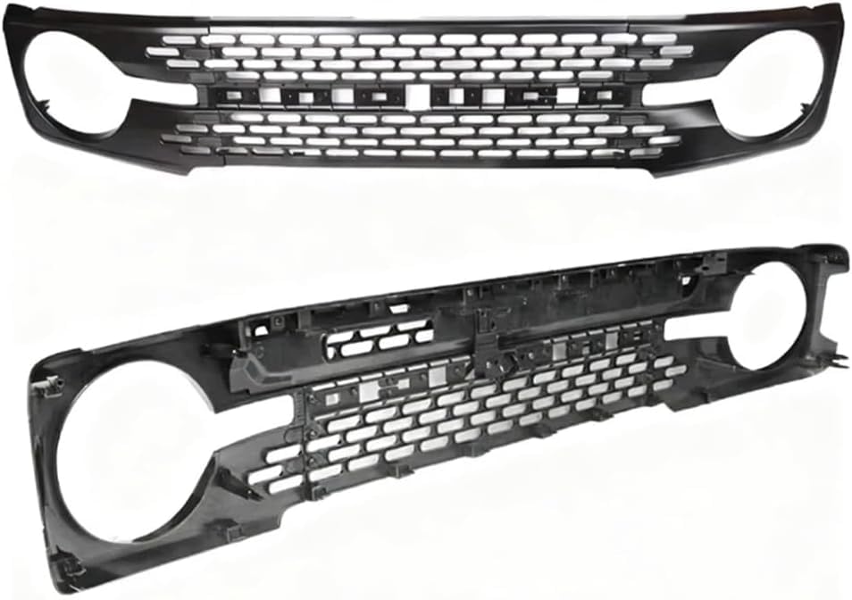 Glossy Black Front Grille for Ford Bronco 2021-2026