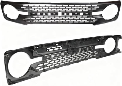 Glossy Black Front Grille for Ford Bronco 2021-2026