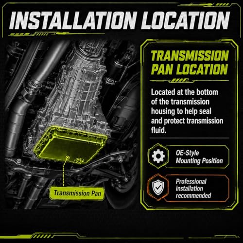 Automatic Transmission Fluid Pan for 2017-2024 Ford F150, Ranger, Bronco 10R80