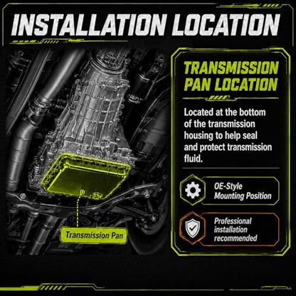 Automatic Transmission Fluid Pan for 2017-2024 Ford F150, Ranger, Bronco 10R80