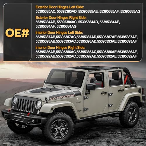 Jeep JK Door Hinge Kit
