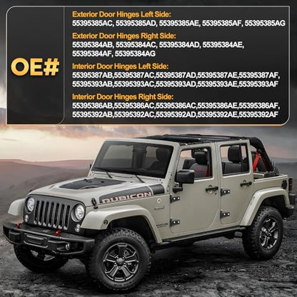 Jeep JK Door Hinge Kit