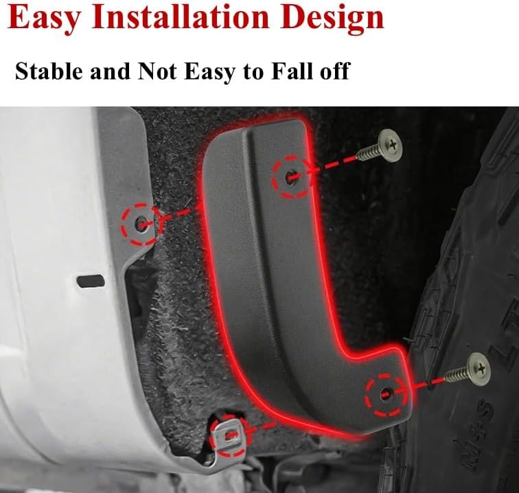 Mud Flap Delete Kit for 2019-2025 Chevy Silverado 1500