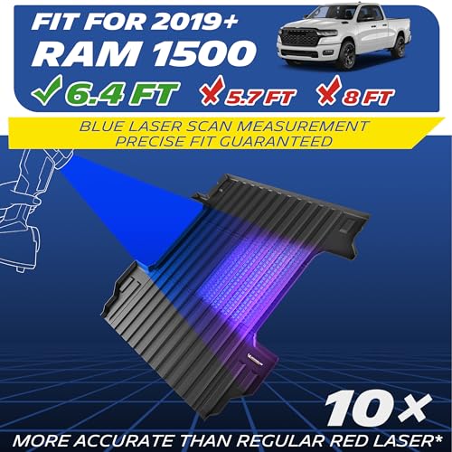 Truck Bed Mat for 2019-2026 Ram 1500 6.4 FT / 76.3"