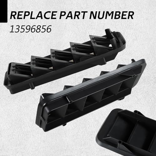 Cabin Pressure Relief Vent Grilles for Chevy Colorado Silverado 1500 2500 3500 and GMC Sierra 1500 2500 3500, 2-Pack, Replaces 13596856