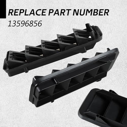 Cabin Pressure Relief Vent Grilles for Chevy Colorado Silverado 1500 2500 3500 and GMC Sierra 1500 2500 3500, 2-Pack, Replaces 13596856