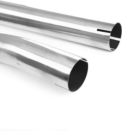 Dual Exhaust Muffler Y-Pipe Direct Fit Kit Fits 2009-2019 For Dodge Ram 1500 Hemi 5.7L Pickup Truck Stainless Steel