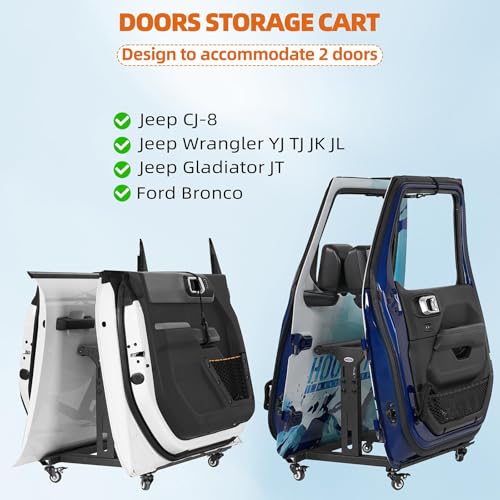 Jeep & Bronco 2-Door Storage Cart Rack Stand