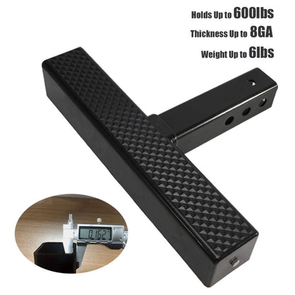 Anti-Slip Hitch Step for 2" Receiver - 600 lb Capacity, Universal for Truck/SUV/RV