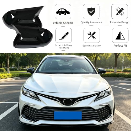 Toyota Camry 2018-2026 Ox Horn Side Rearview Mirror Cover Caps