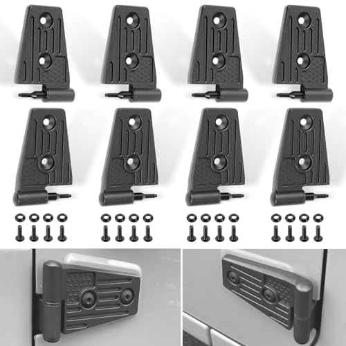 Jeep Wrangler JK Heavy-Duty Aluminum Door Hinge Kit