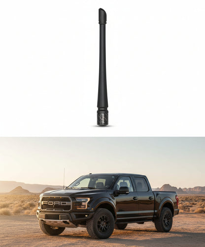 RYDONAIR Short Antenna Compatible with Ford F150 2009-2025 & Ford Bronco 2021-2025, Internal Copper Coil for Enhanced Reception, Car Wash Proof, 7 inches Rubber Antenna Replacement