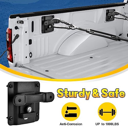 BoxLink Compatible Truck Bed Tie-Down Anchors for 2015-2021 Ford F-150 F-250 F-350 and 2015-2022 F-150 Raptor