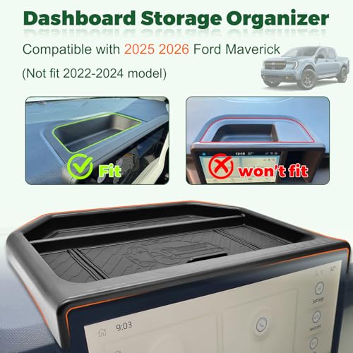 Dashboard Storage Organizer Fit for Ford Maverick 2025 2026