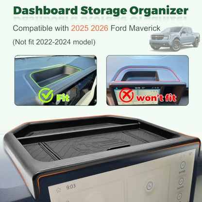 Dashboard Storage Organizer Fit for Ford Maverick 2025 2026