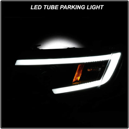For 2007-2010 Ford Edge LED Tube Style Housing Projector Headlights - OHMU