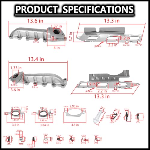 2011-2016 Ford F-150 Ecoboost Exhaust Manifold Kit
