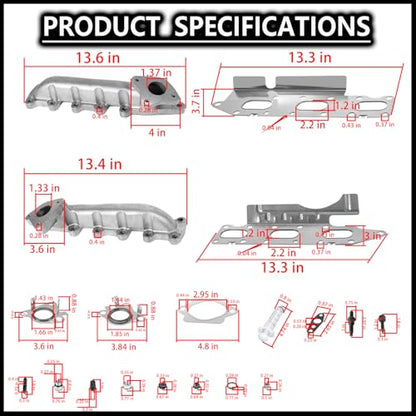 2011-2016 Ford F-150 Ecoboost Exhaust Manifold Kit