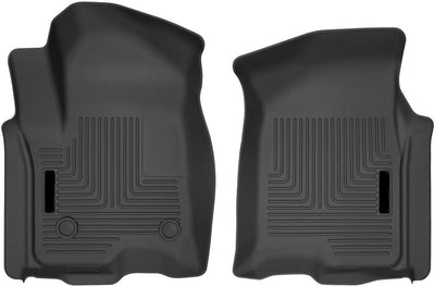 OHMU Front Floor Mats (2-PCS) for 2019-2026 Chevy/GMC 1500 & 2020-2026 HD Double/Crew Cab (Black) - 13211