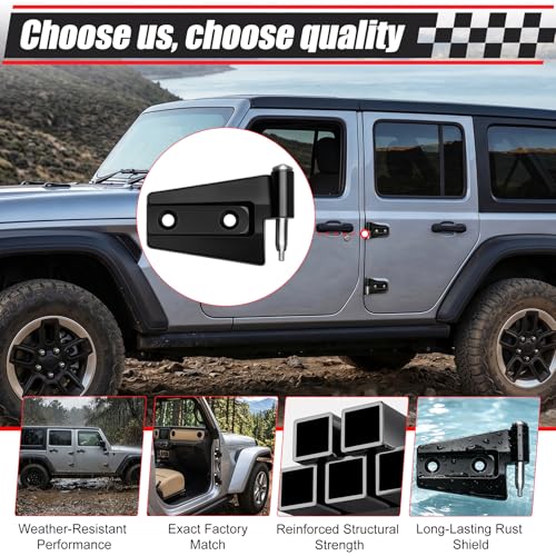 Jeep Wrangler JK JKU 4-Door Hinge Assembly