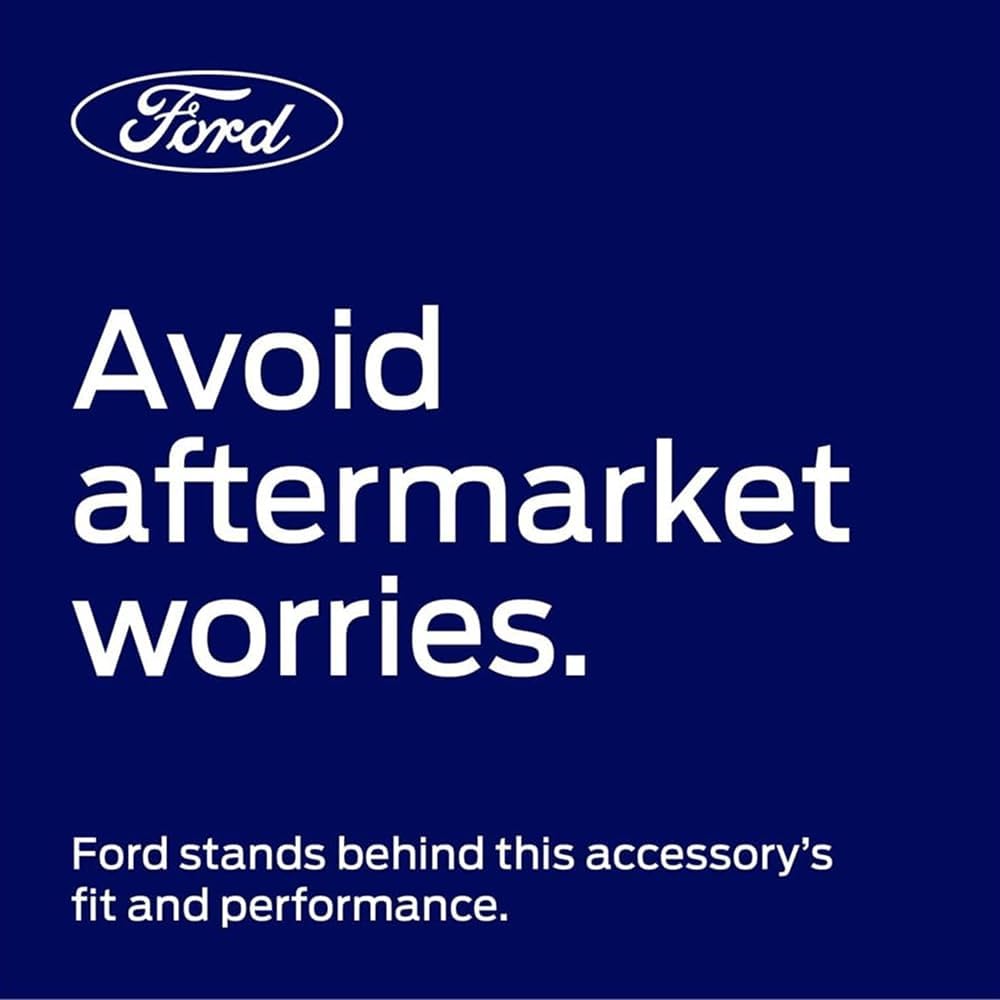 Genuine OEM Ford Bronco Emblem - Gloss Black Decal, M1447BRB