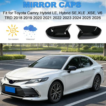 Toyota Camry 2018-2026 Ox Horn Side Rearview Mirror Cover Caps