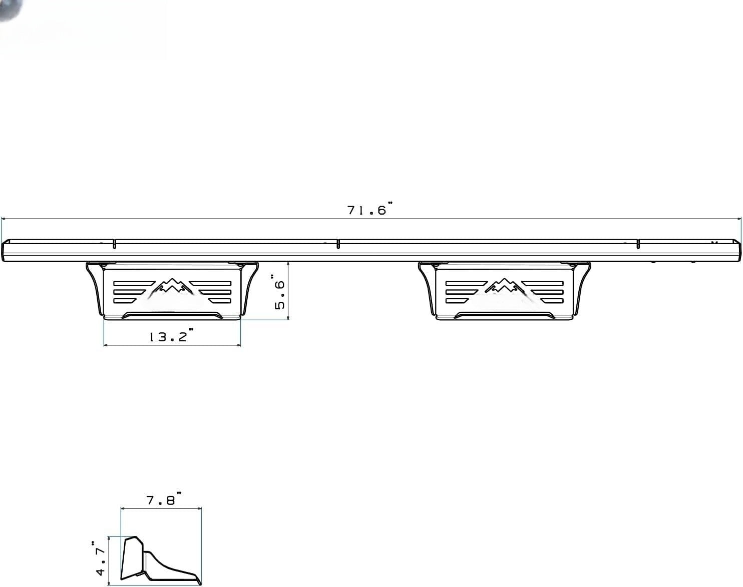 Running Boards for Ford Bronco 2021 2022 2023 2024 4 Door (NOT Sport) - OHMU