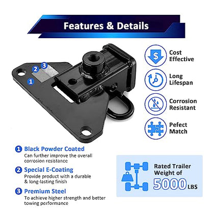 2" Class 3 Trailer Hitch for Jeep Gladiator JT