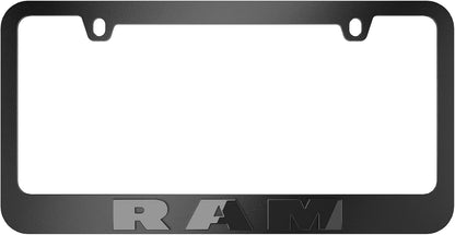 Black License Plate Frame