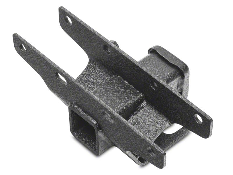 Jeep Wrangler Textured Black Receiver Hitch, Extra Towing