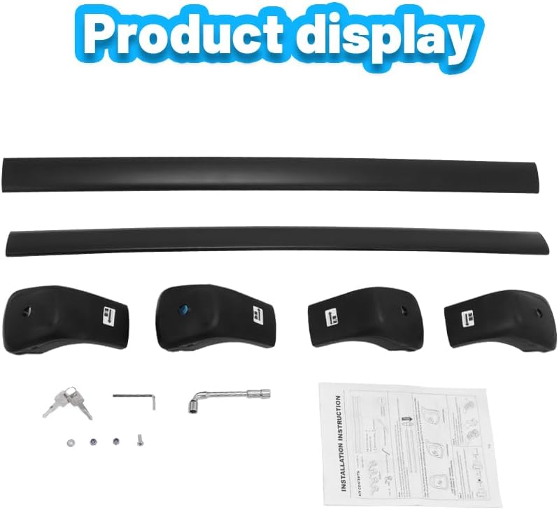 330lbs Lockable Roof Rack Cross Bars Fit for Chevrolet Tahoe,Suburban,GMC Yukon & Yukon XL, Cadillac Escalade ESV 2021 2022 2023 2024 2025 - OHMU