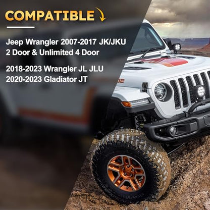 Jeep Hood Latch Kit, Aluminum Alloy