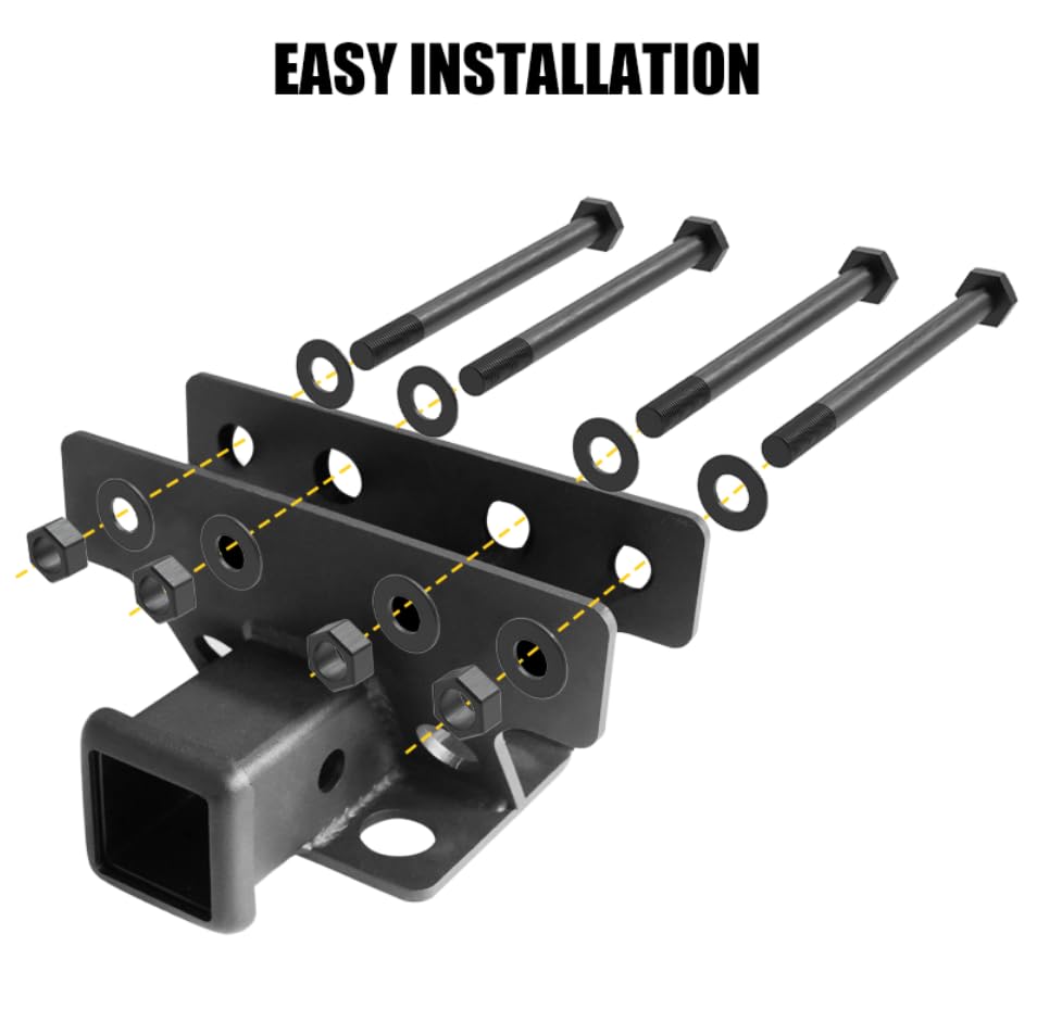 2-Inch Trailer Hitch Receiver Kit for 2021–2026 Ford Bronco 2-Door & 4-Door (Excludes Bronco Sport)