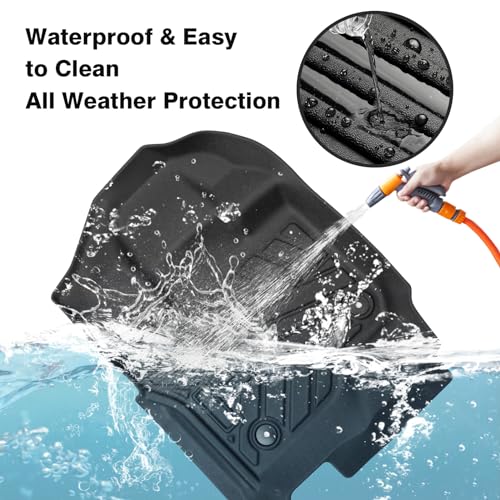 Ford F-150 SuperCrew All-Weather Floor Mats, 1st & 2nd Row TPE