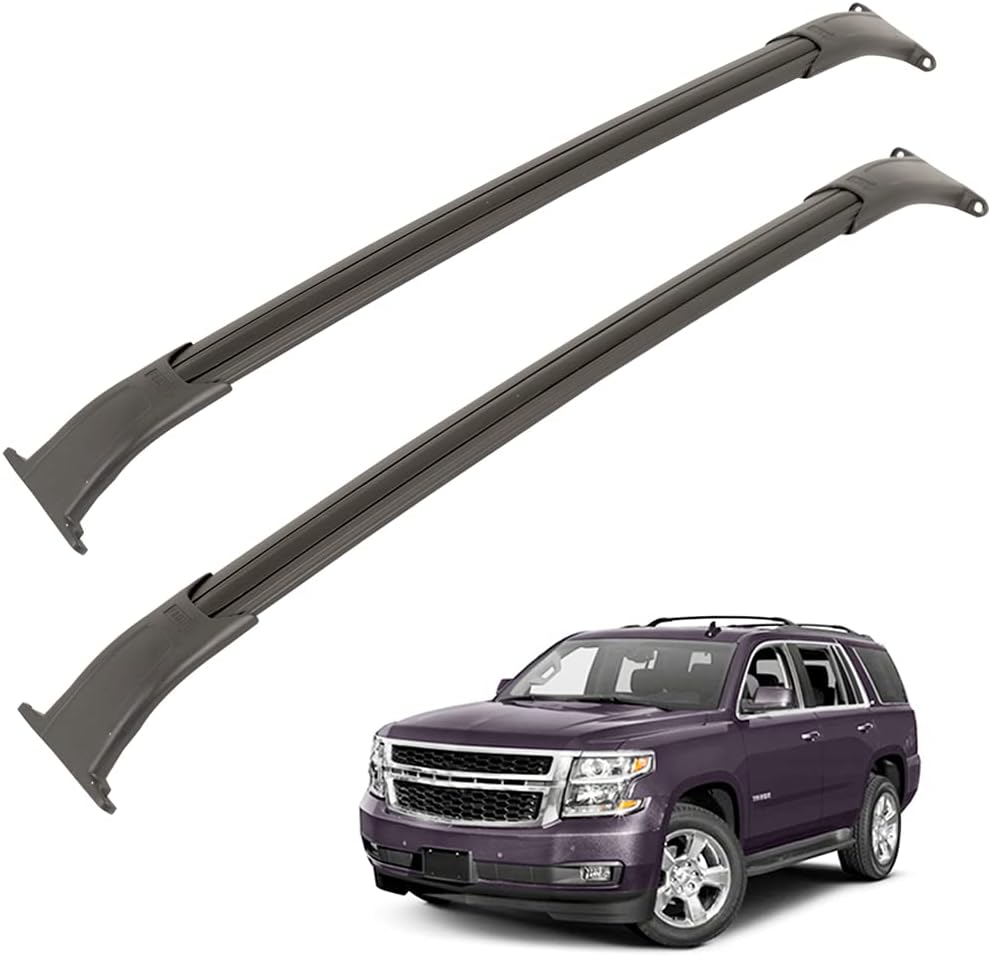 220lbs Roof Rack Cross Bars for 2015-2020 Chevrolet Suburban & Tahoe, GMC Yukon & Yukon XL, Cadillac Escalade & Escalade ESV - OHMU