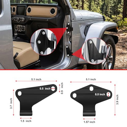 Jeep Wrangler JK JKU 4-Door Hinge Assembly