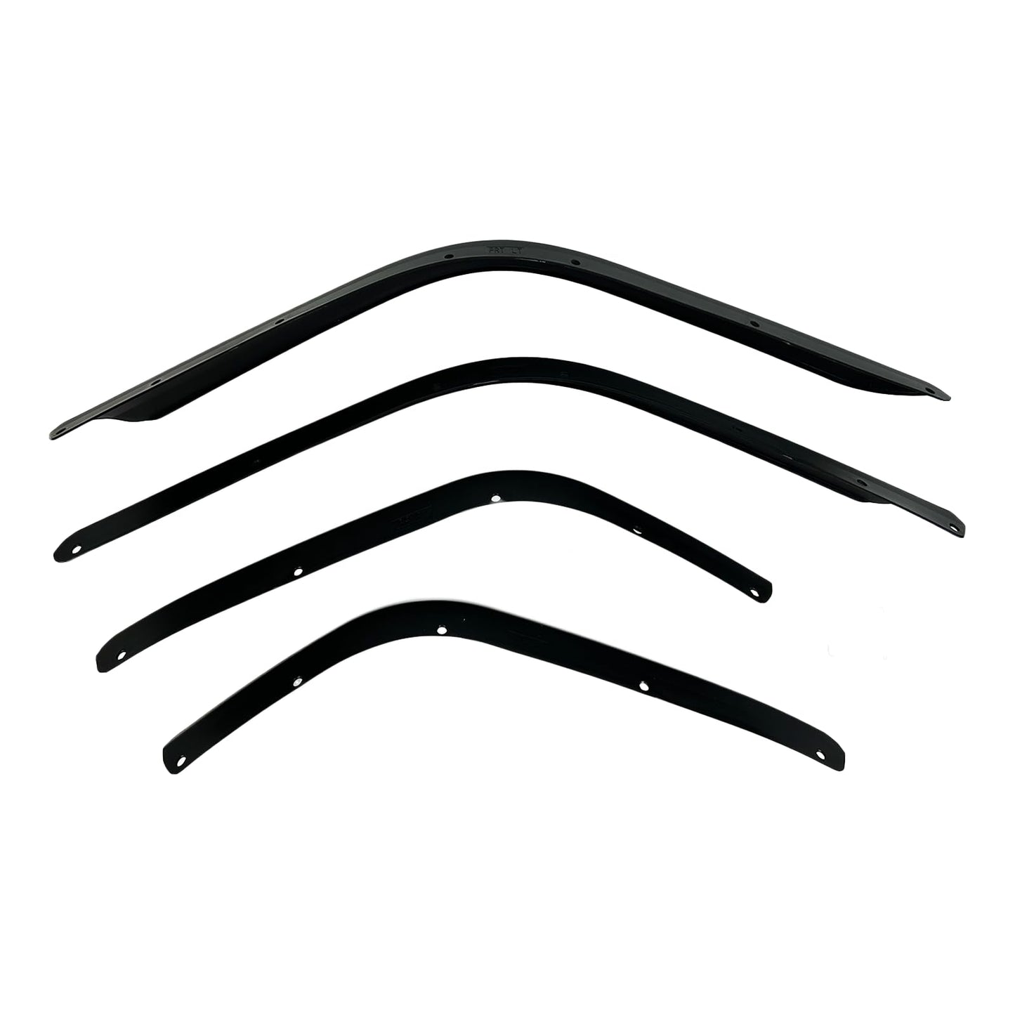 Fender Flares for Jeep Wrangler JL/JLU, 4-Pack ABS