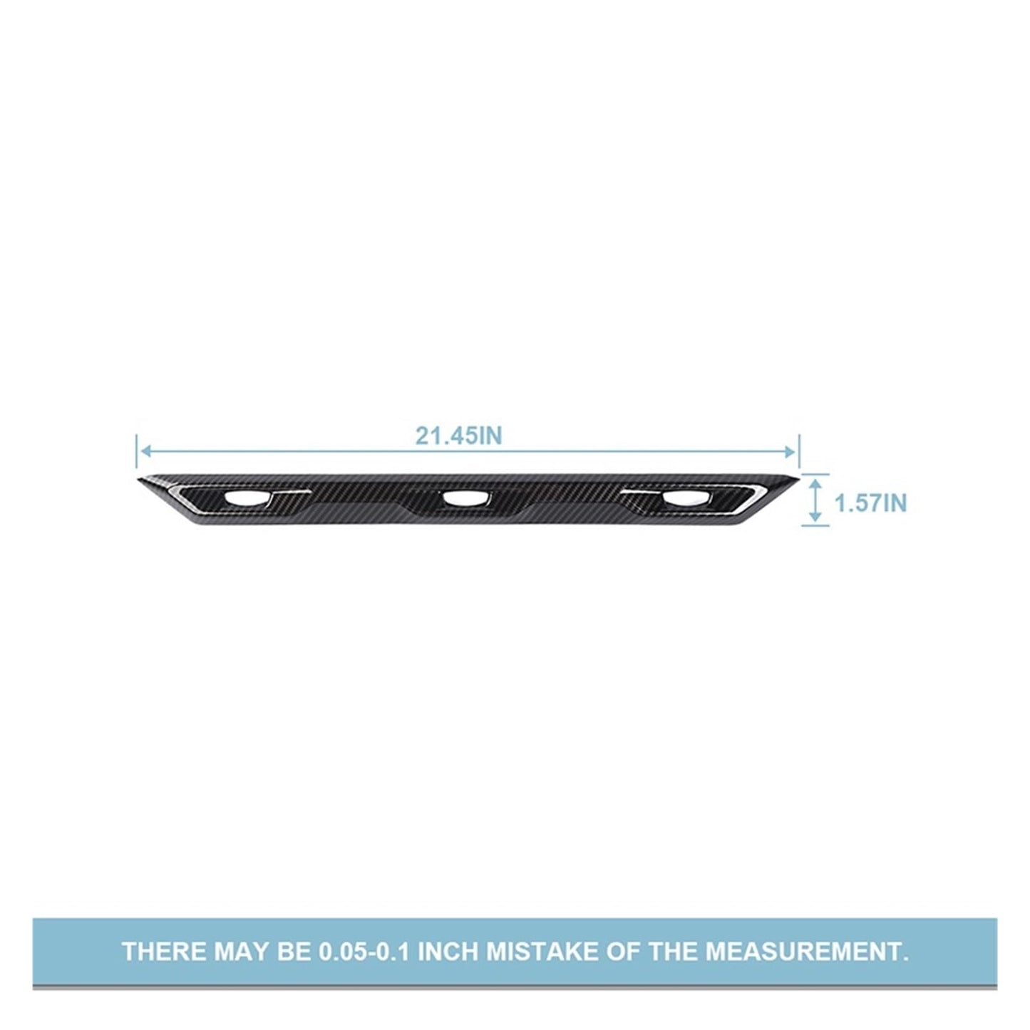 Carbon Look Grille Light Trim for Bronco Raptor
