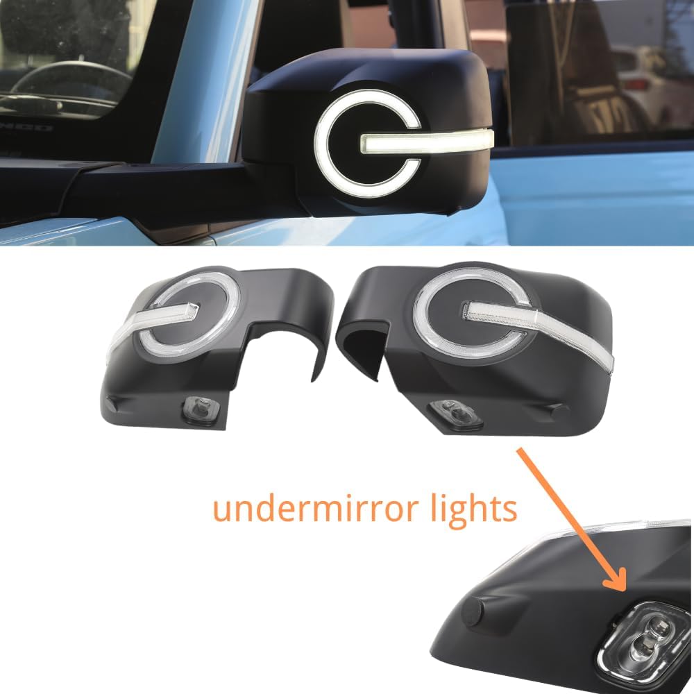 Turn Signal Lights Compatible with Ford Bronco 2021 2022 2023