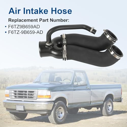 Air Intake Hose Tube for Ford F150 F250 F350 94-97