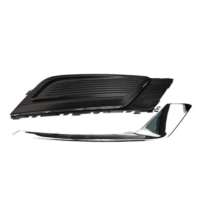 Ford Fusion Front Bumper Fog Light Covers with Chrome Trim
