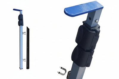 5' Telescoping Magnetic Cargo Retrieval Hook - Extendable Tool for Truck Bed Access