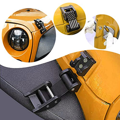 Wrangler JK JL Hood Latches Lock Catch Pair