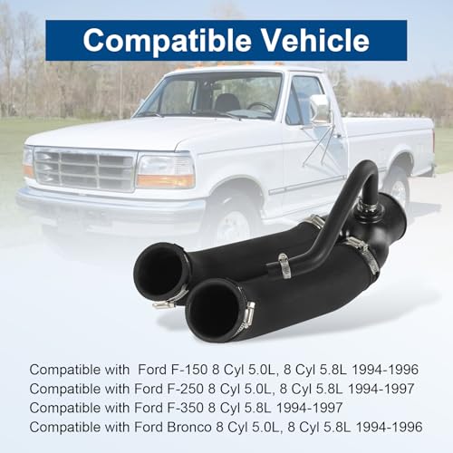 Air Intake Hose Tube for Ford F150 F250 F350 94-97