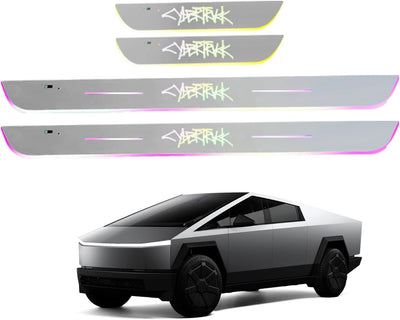 LED Illuminated Door Sill Protector  for Tesla Cybertruck 2024 2025