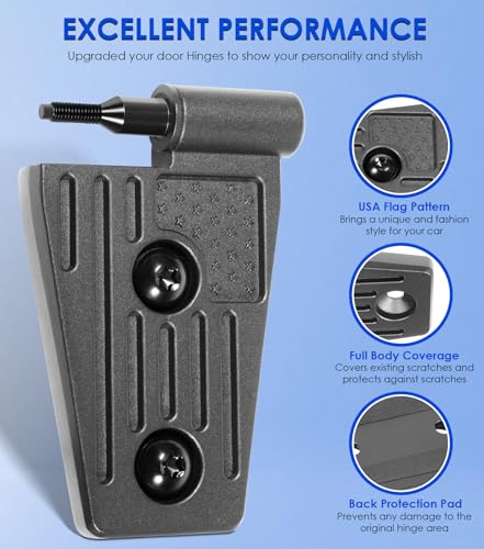 Jeep Wrangler JK Heavy-Duty Aluminum Door Hinge Kit